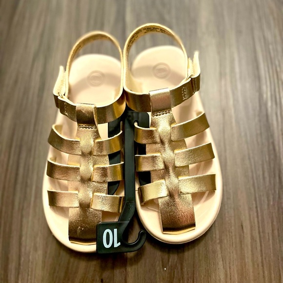 wonder nation Other - Wonder Nation Gold Sandals with Cage Straps size 10C